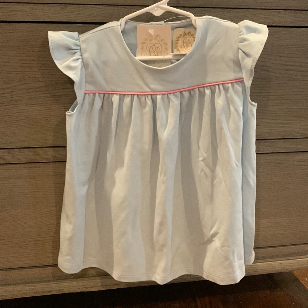 TBBC pale blue with pink piping BNWT